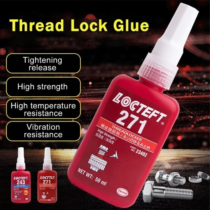 242/243/271 High Strength Thread Locker/Metal Glue Strong Original ...