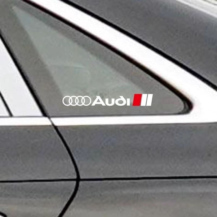 26 Audi Triangle Window Car Sticker A3A4LA6 Window Logo Garland Sticker ...