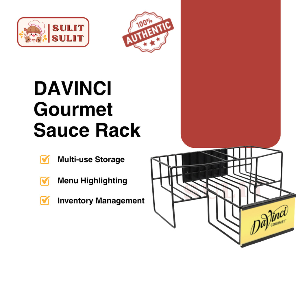 DaVinci Gourmet Syrup Holder Stand | Bar & Coffee Shop Bottle Organizer ...