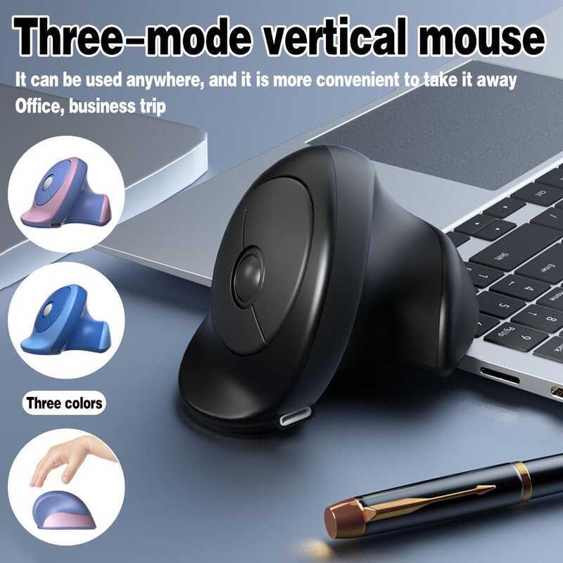 Wireless Ergonomic Vertical Mouse, Usb-C Quick Charge, 3-Mode ...