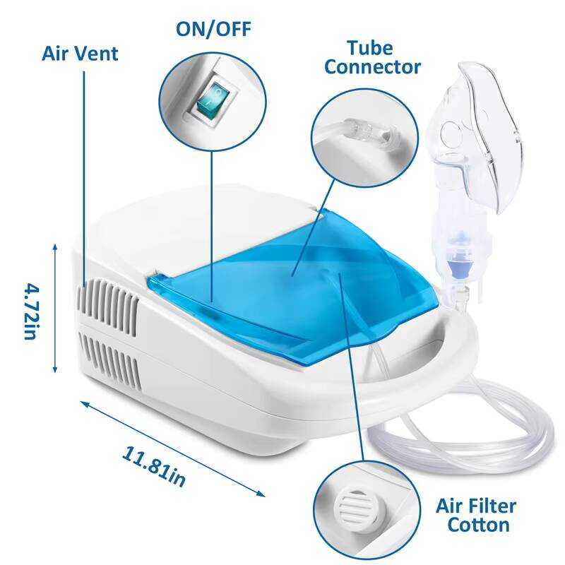 Hospital Portable Children Adult Inhaler Medical Piston Compressor ...
