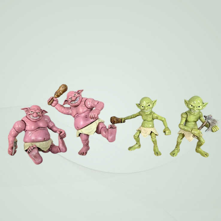 Figures 4 3.75Inch Anime Goblin Collectible Movable Red Devil Green ...