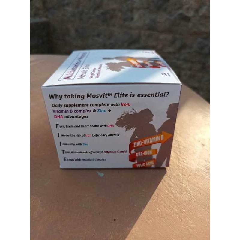 Mosvit Elite Multivitamins + Minerals Softgel Capsule Sold 10 Pcs Per ...