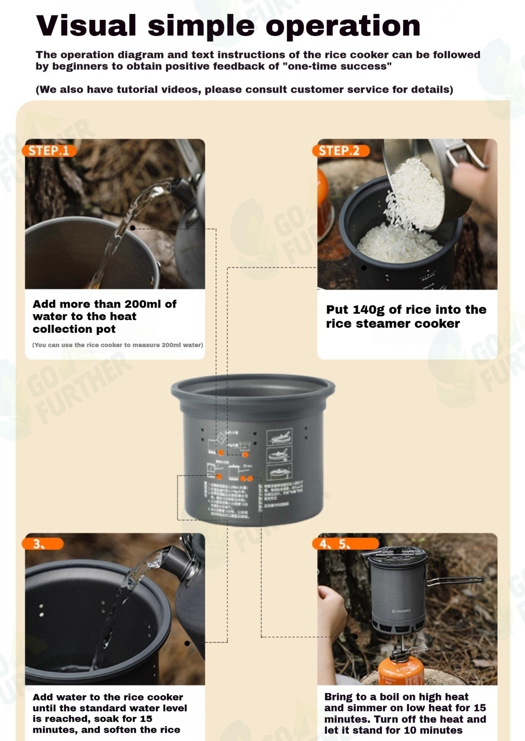 Fire Maple G3 Pot Ultralight 164g 600ml - Windproof Outdoor Folding ...