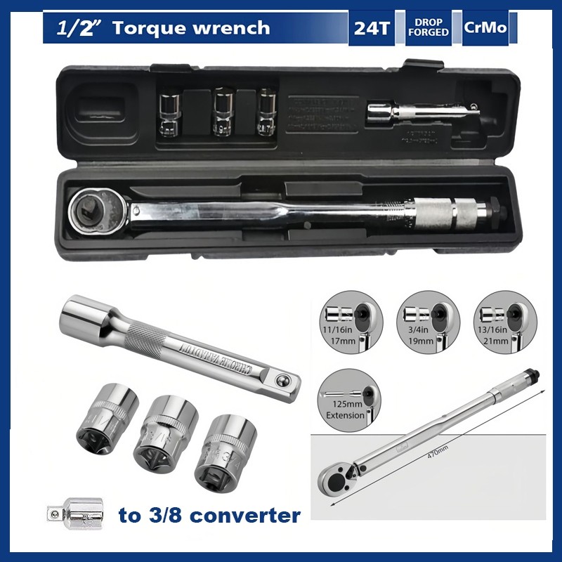 Preset Adjustable Torque Wrench 1/2