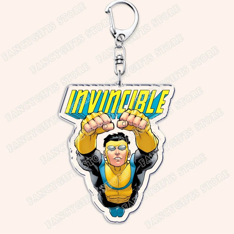 Trending Adult Animated Superhero Invincible Keychains for Accessories ...