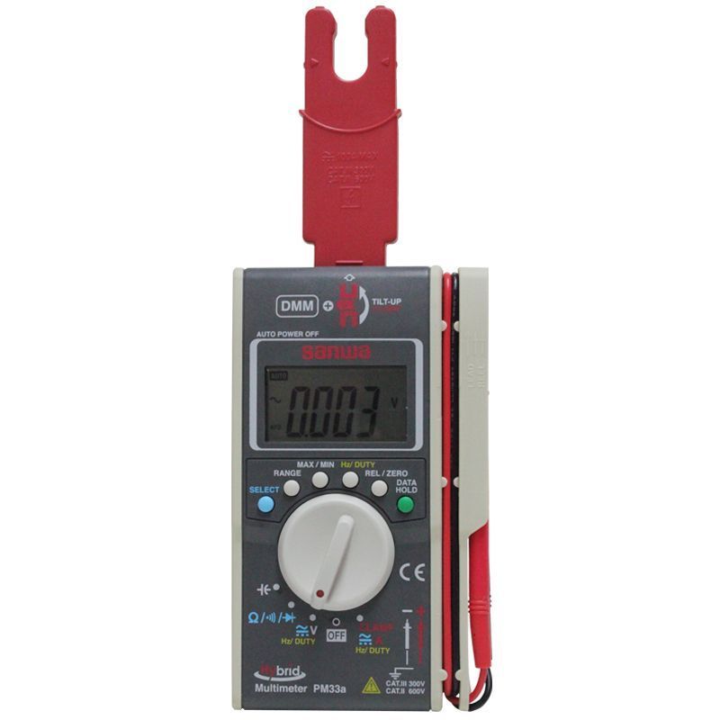 Japan Sanwa PM33A 2-in-1 Digital Multimeter + 100A AC DC Clamp Meter ...