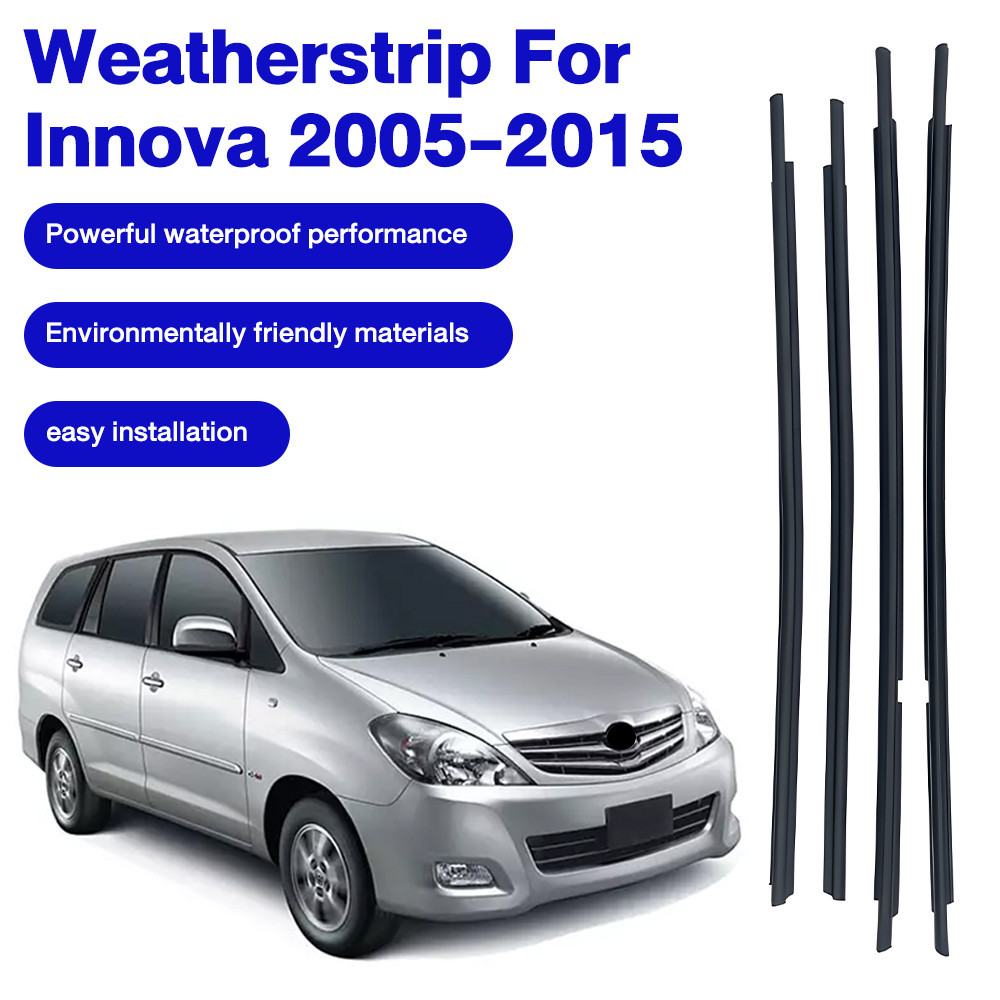 4PCS Innova Weather Strip Car Door Window Weatherstrips Trim Belt for ...