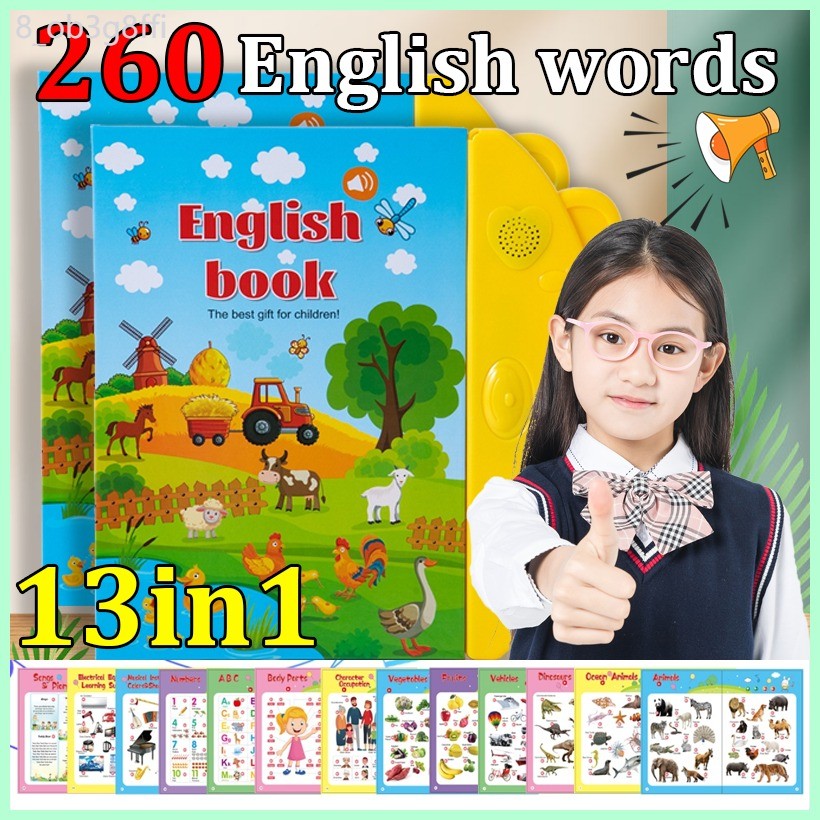 learning books for kids with sounds 13in1 pronunciation speaking ...
