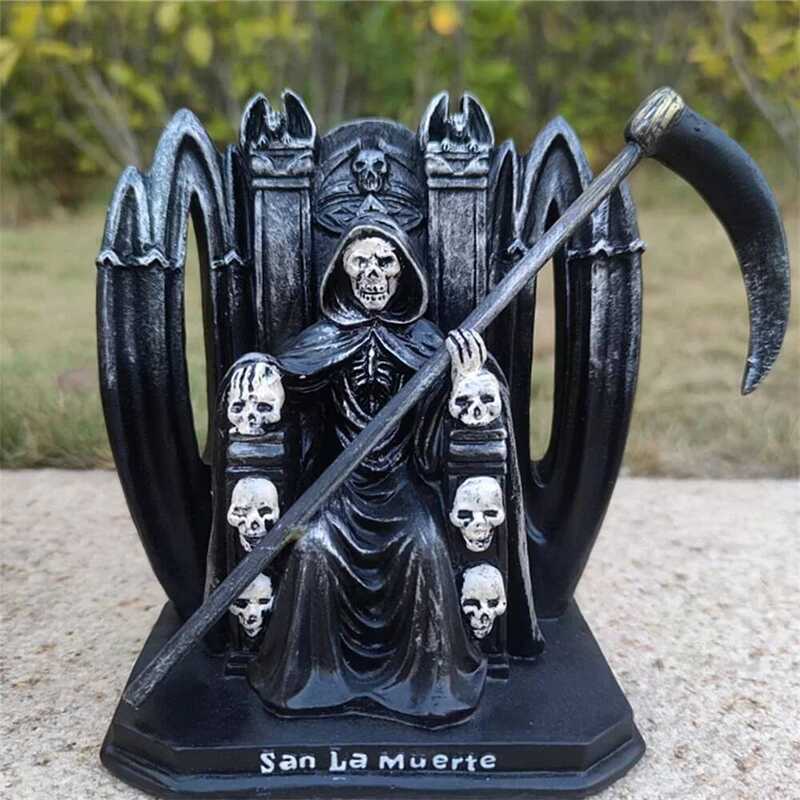 Holy 434 Death Statue Standing Religious Decorative Fig Grim Reaper ...