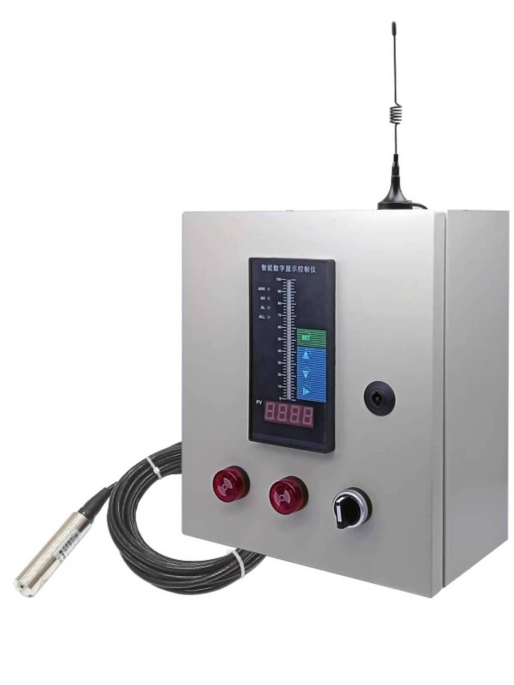 Remote Wireless 4G Firefighting Water Tank Pool Level Indicator Level ...