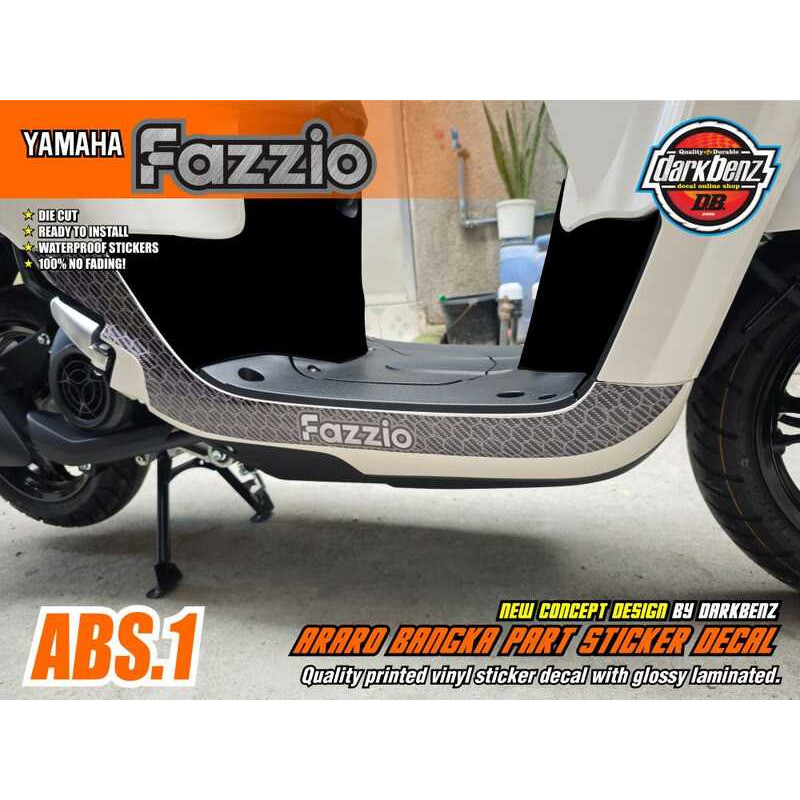 Mio Yamaha Fazzio New Araro Concept Quality Printed Sticker Decals ...