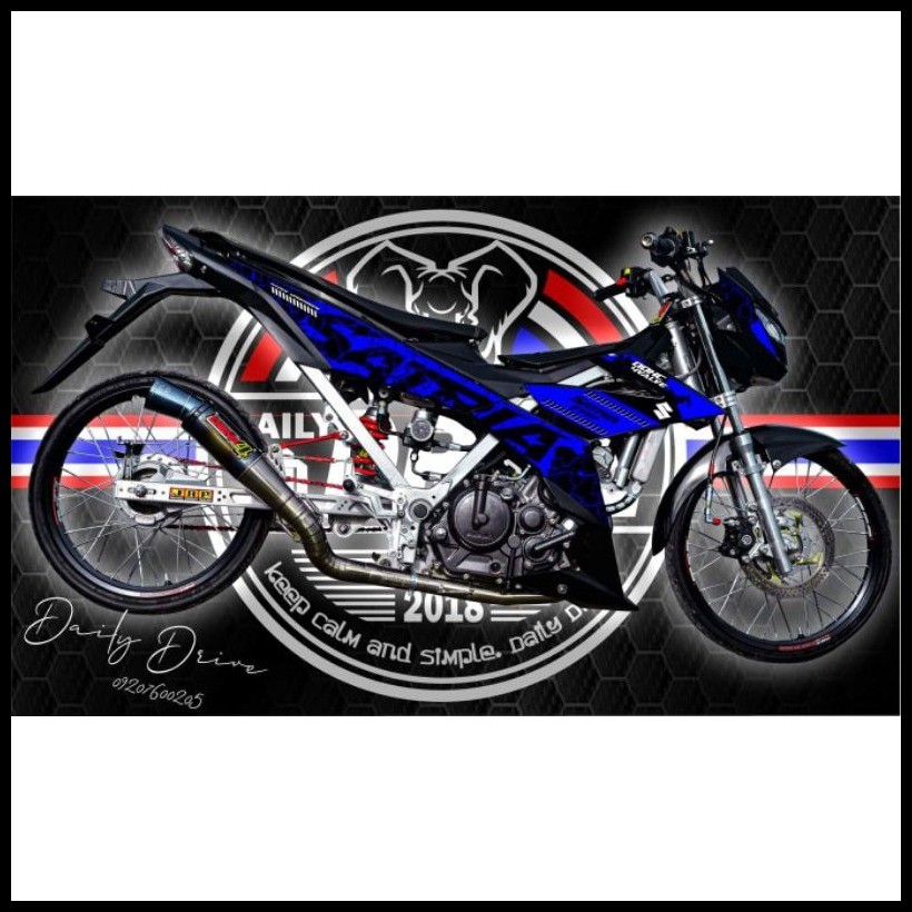 Suzuki Raider 150 Fi Decal Sticker (Satria Design) | Shopee Philippines