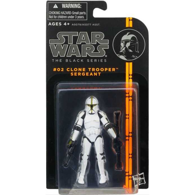 Star Wars Black Series #02 Clone Trooper Sergeant 3.75 inch 1:18 Scale ...