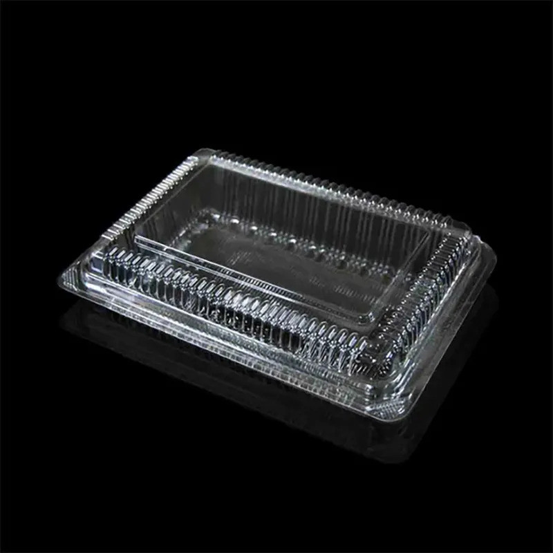 50Pcs Rectangle Clamshell Containers Disposable Clear Clamshell Food ...