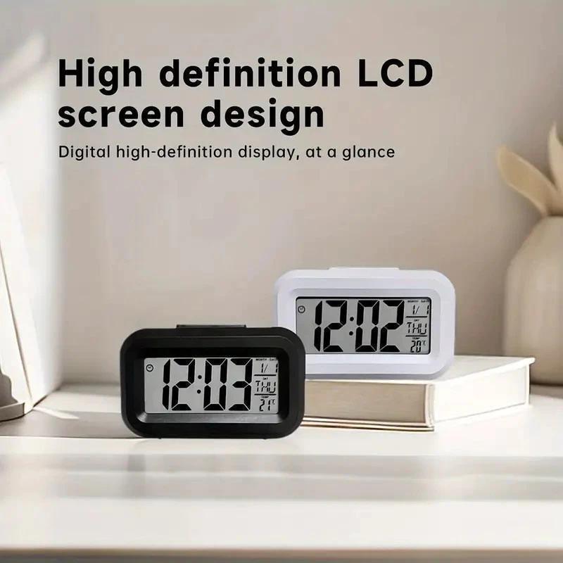Small Timing Digital Clock Backlight LED Display Table Alarm Clock ...