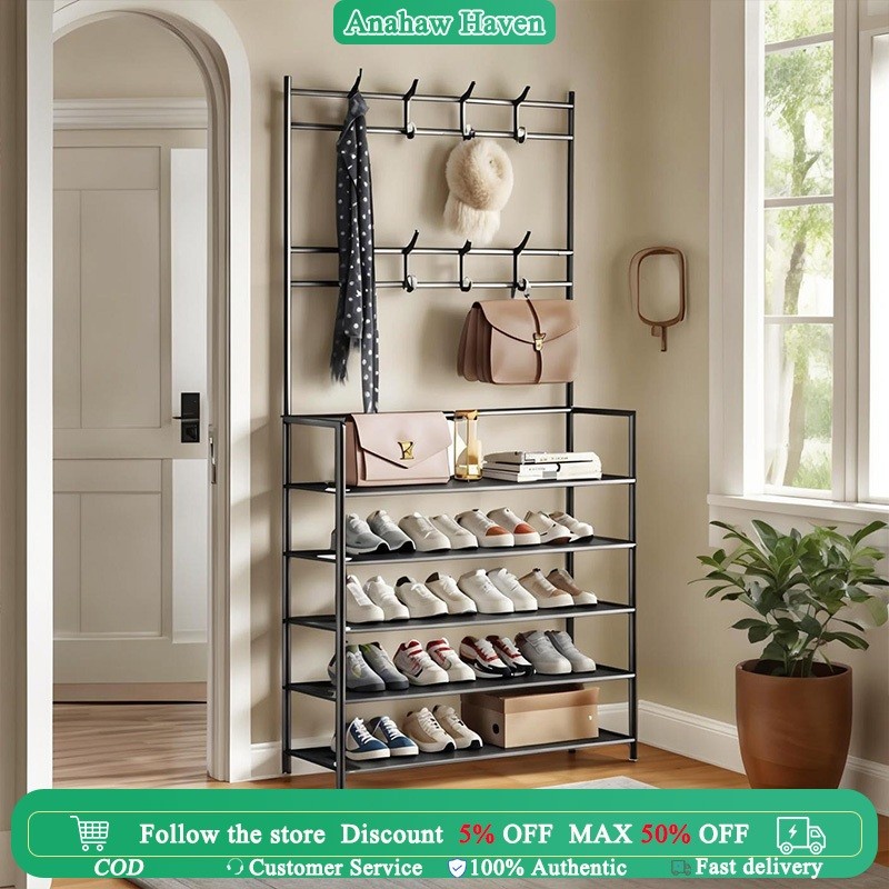 Multi-layer multi-functional shoe rack storage rack simple floor ...