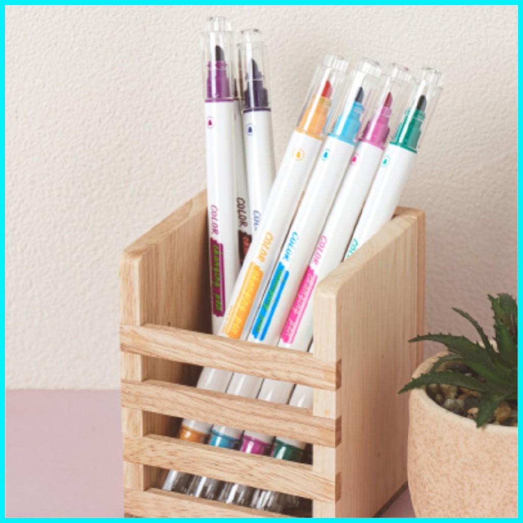 Daiso Korea Magic Color Change Deco Pens 7pcs Set | Shopee Philippines