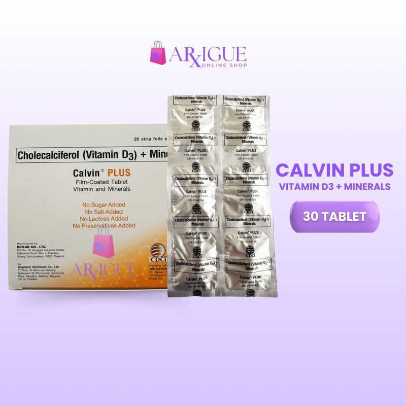 Plus Calvin With Vit D And Minerals Food Supplement 30 Capsules ...