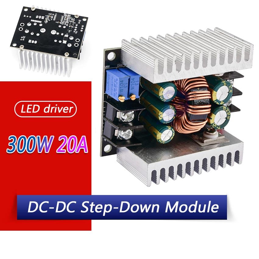 DC-DC 300W 20A Buck Converter Step Down Module LED Driver Power Step ...
