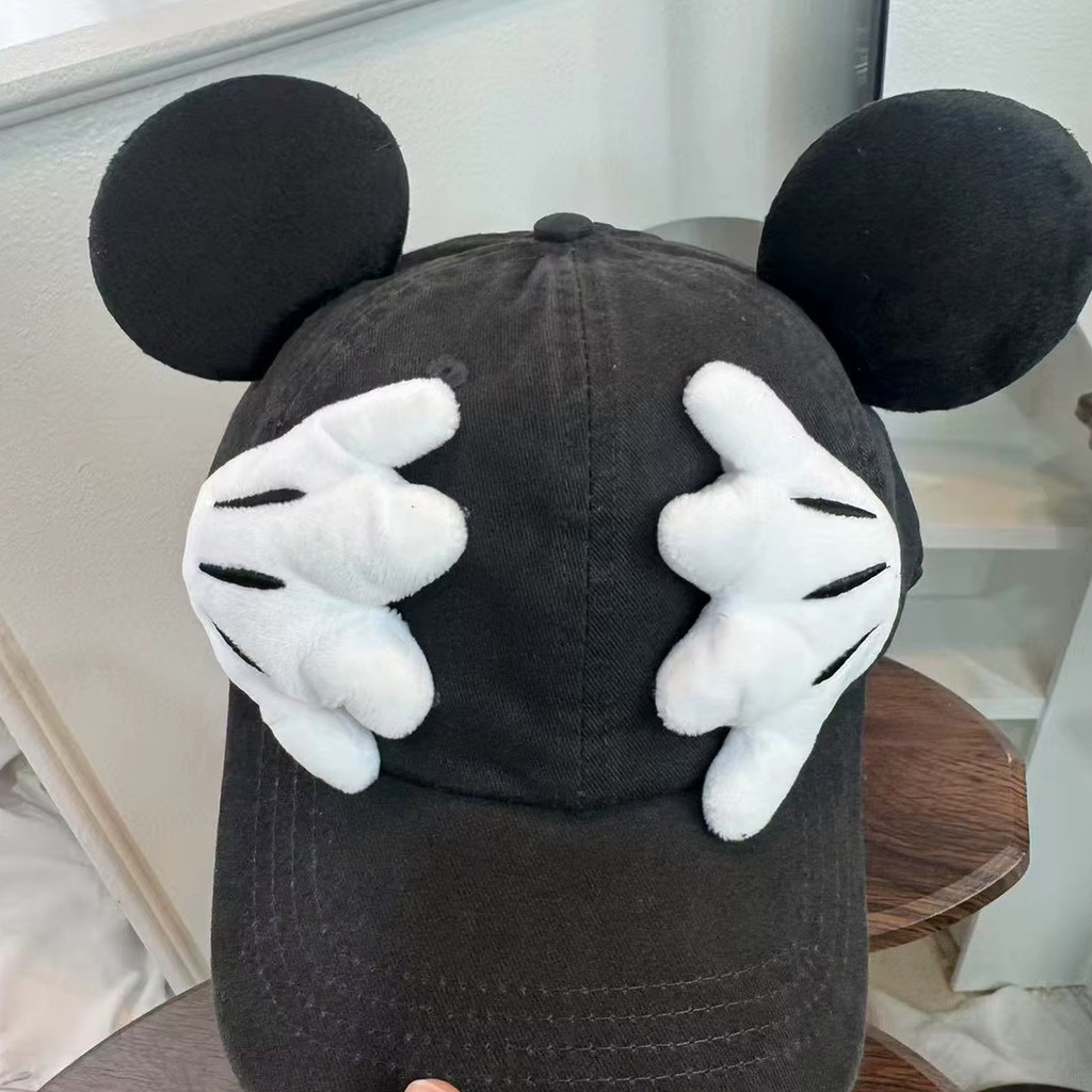Simple Mickey Mouse Cap Cartoon Baseball Cap Three-dimensional Hand ...