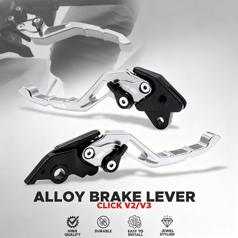 【2026 NEW】CLICK V2 / CLICK V3 COMBI CNC ALLOY BRAKE LEVER SET FOR HONDA ...