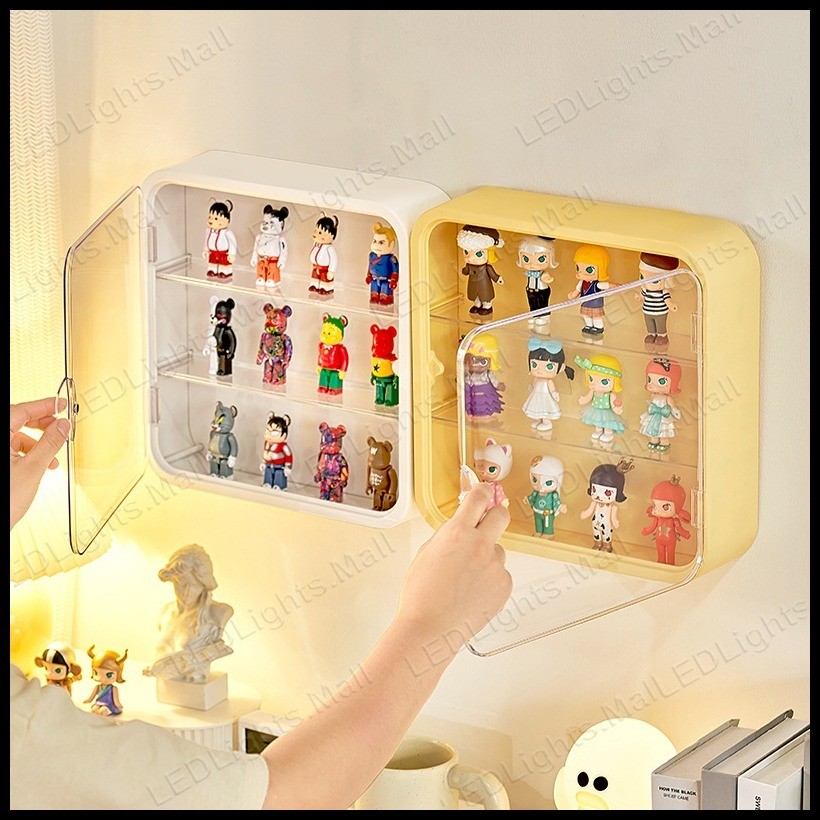 Dust-Proof Acrylic Display Box Wall Mounted Blind Box Storage Display ...