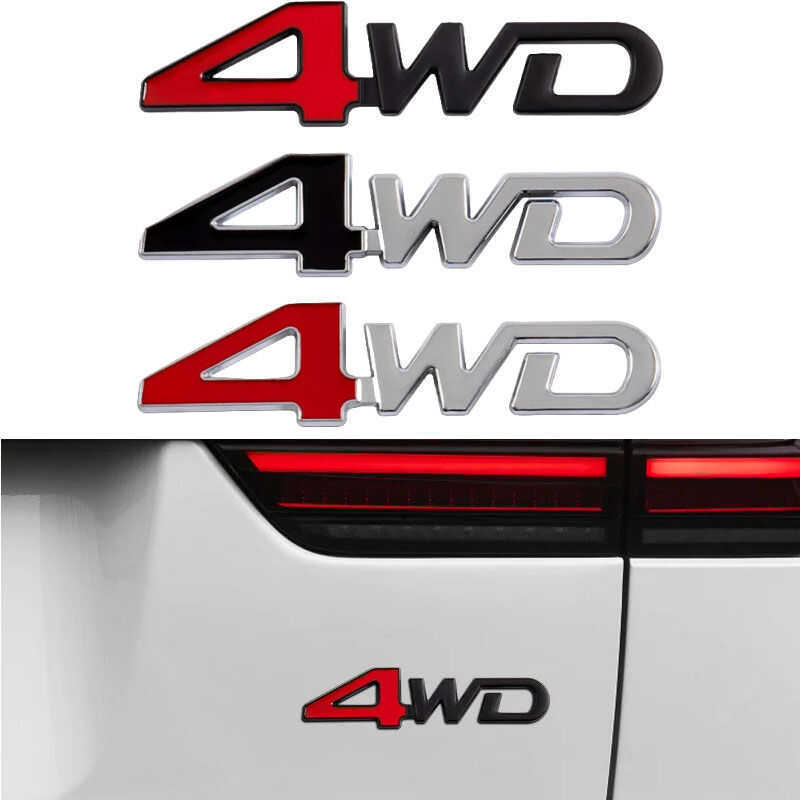 3D Metal Letters Logo Emblem Car Rear Trunk Sticker Fender Side Decal ...