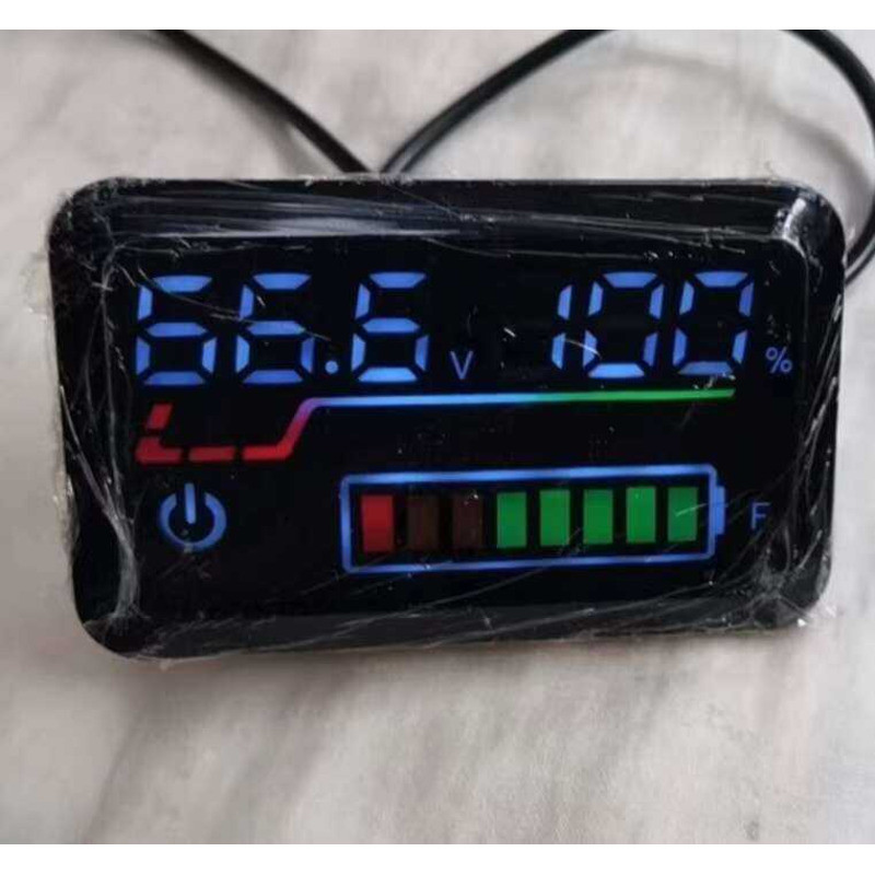 Lithium Electric Voltage Meter Digital Display Car Vehicle Battery ...