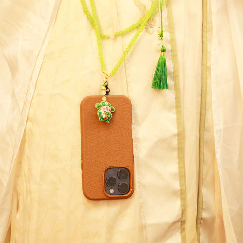 God of Customized Wealth Sachet Hanging Chain Beaded Sachet Embroidered ...