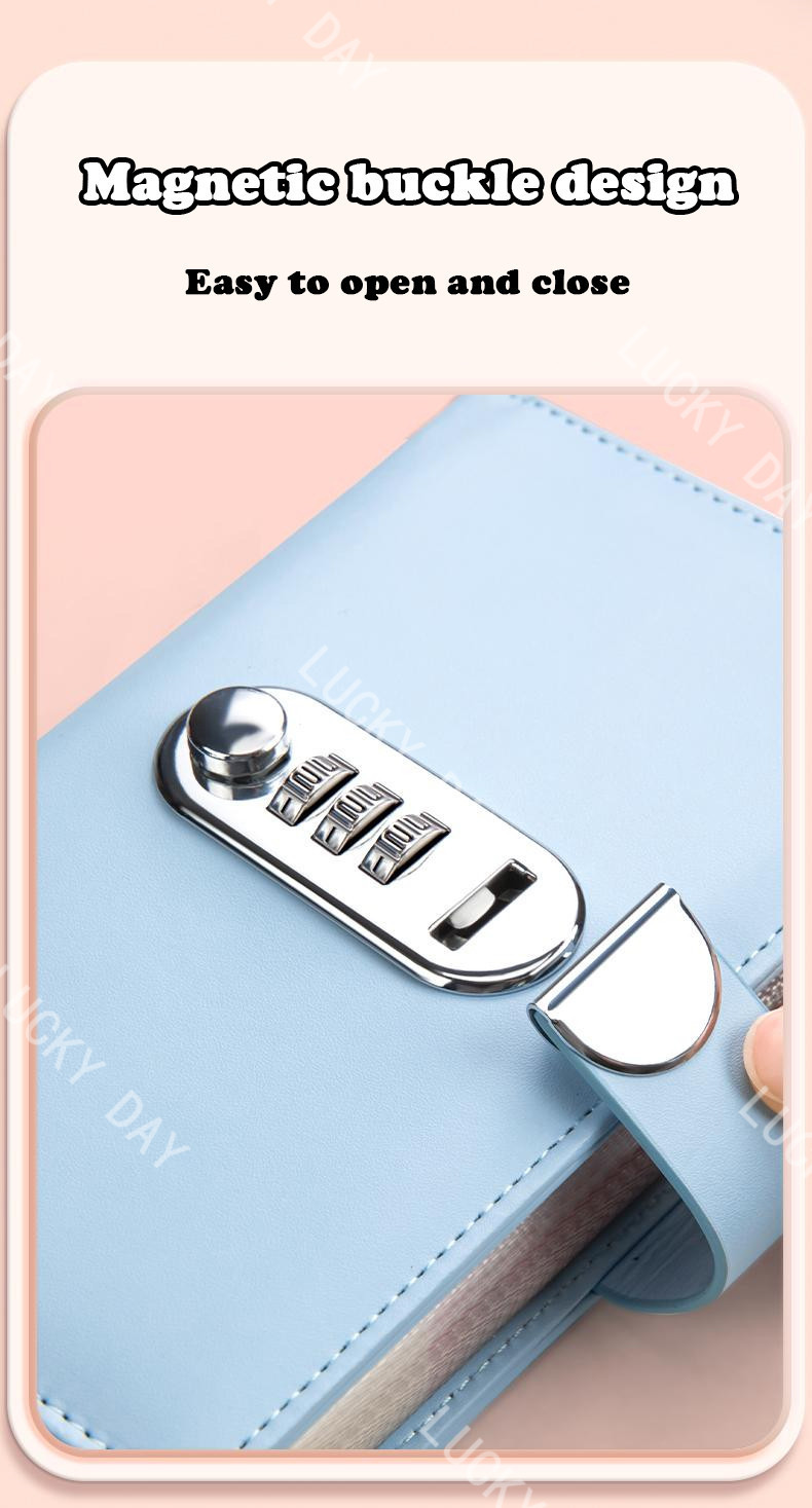 100 Envelopes Money Saving Challenge PU Binder Savings Organizer Book ...