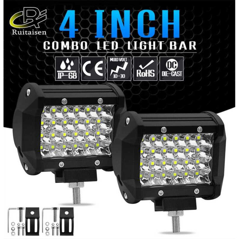 4Inch 72W Working Roof Spotlight Off-Road LED Work Lamp Car Front ...