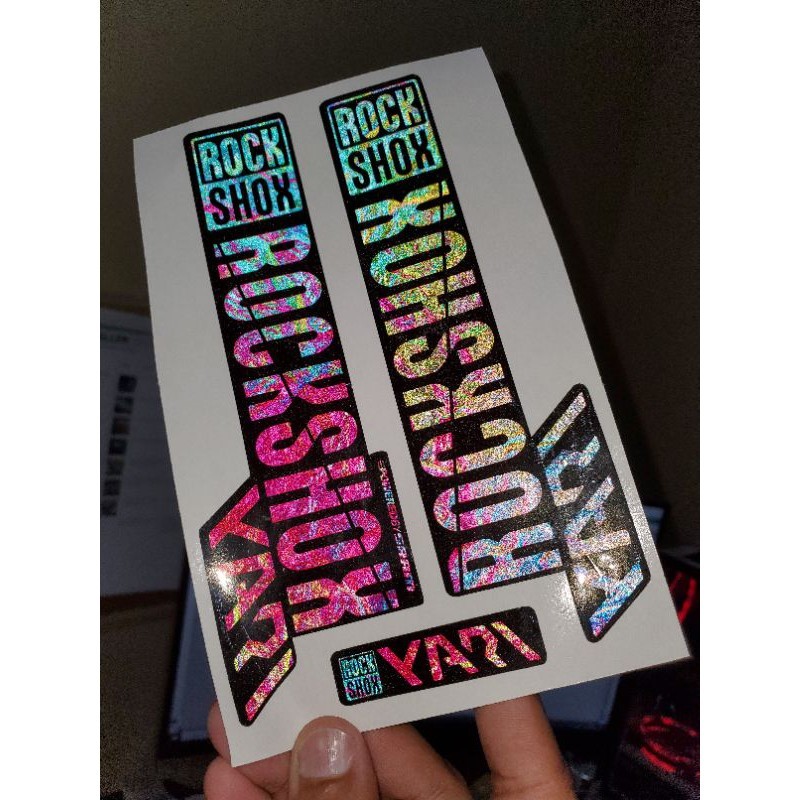 rock shox sticker reflective 3m laminated | Shopee Philippines
