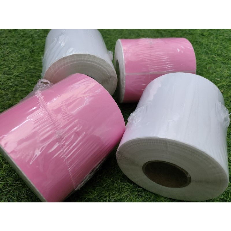 PINK THERMAL PAPER WAYBILL Mailer STICKER A6 100 X 150MM | Shopee ...
