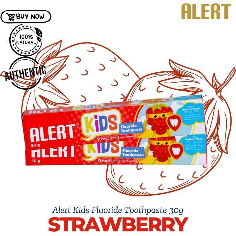 Personal Collection Alert Kids Fluoride Toothpaste Strawberry With ...
