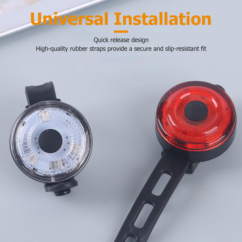 UNI ACE Bike Tail Light 3Modes High Visibility USB-C Rechargeable Ultra ...