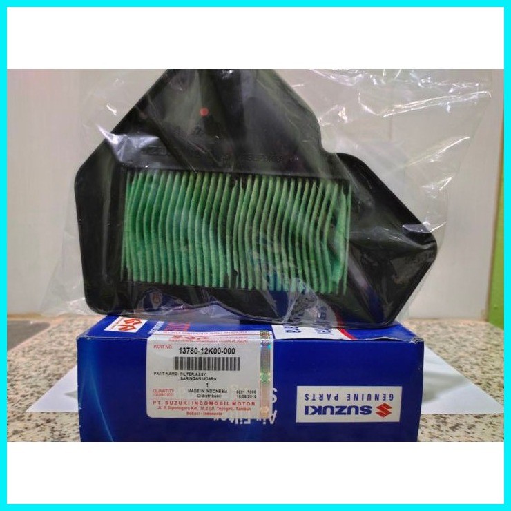 SUZUKI GENUINE FILTER COMP, AIR CLEANER FOR RAIDER 150 FI ( 13780-12K00 ...