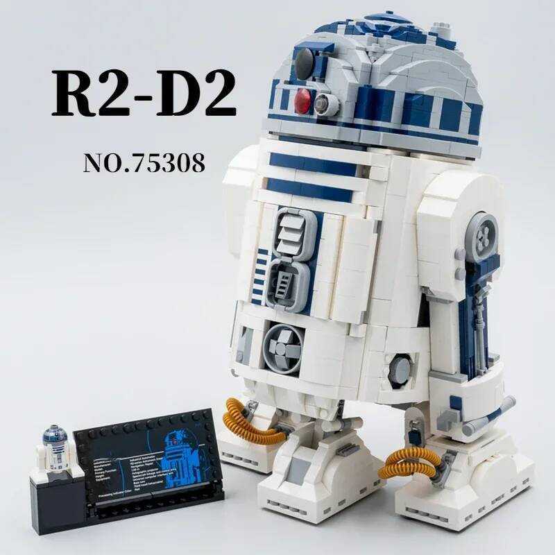 R R R R R R MOC 2314Pcs Space Robot Building Blocks Bricks R2 Robot ...
