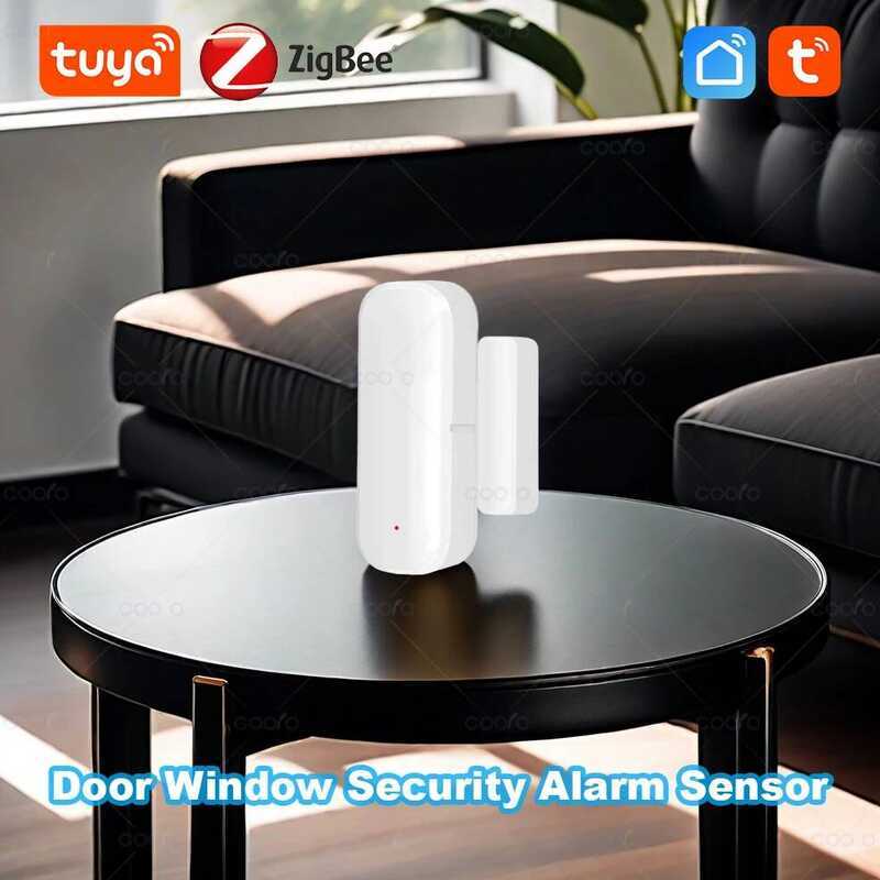 Tuya Zigbee Door Window Sensor Smart Home Security Alarm Wireless ...