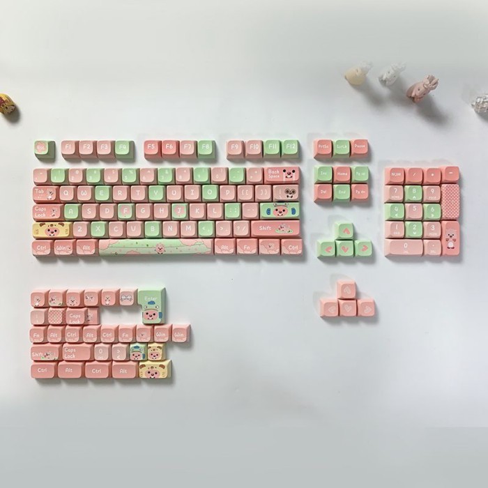 Little Beaver loopy Five-Sided Sublimation PBT Keycap High-Appearance ...
