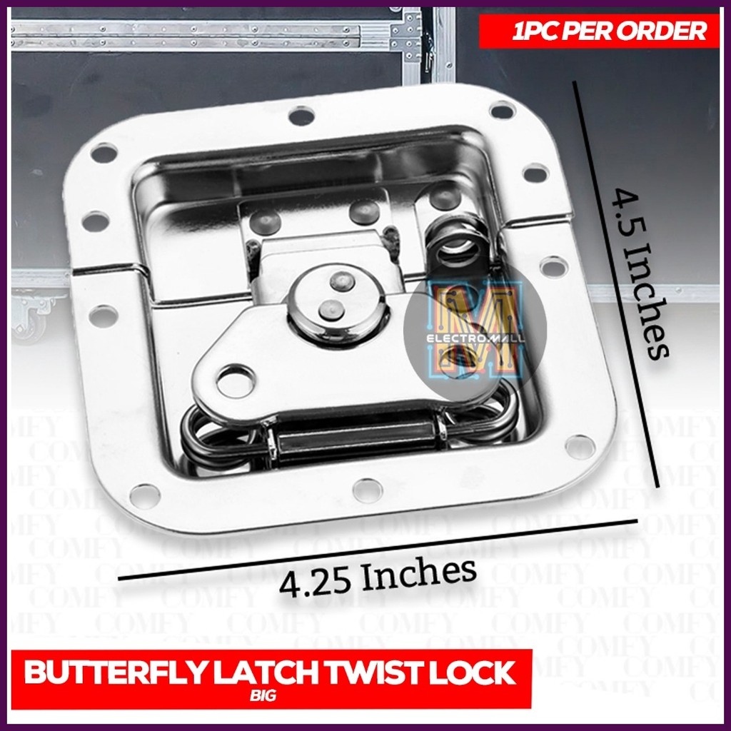 ⌚ Flight Case Tour Case Accessories Heavy Duty Butterfly Latch Twist ...