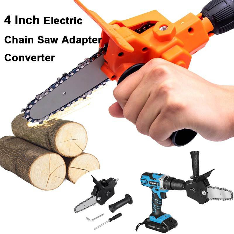 Electric Drill Modified To Electric Chainsaw Power Tools 4 Electric ...