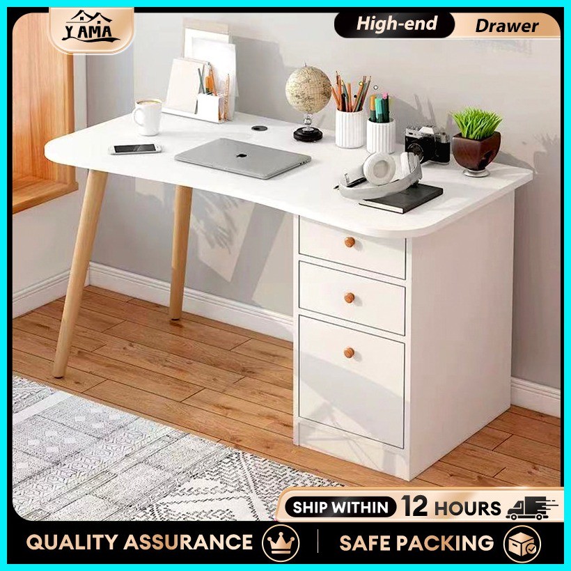 Study Table with Drawer Office Table Computer Table Desk Family Living ...