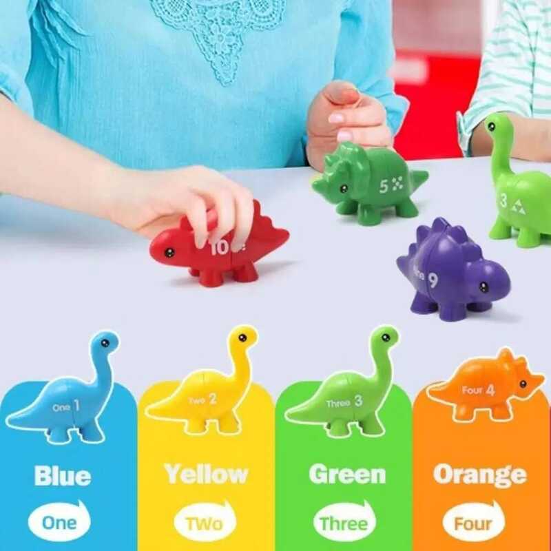 Matching Plastic Letters Double-Sided Game Blocks Color Sorting ...