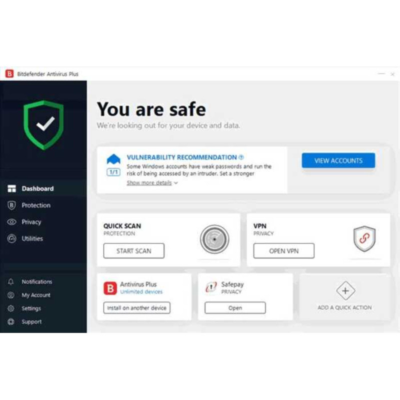 Bitdefender Antivirus Plus 2025 For 10/ Windows 11/ Laptop/Pc | Shopee ...