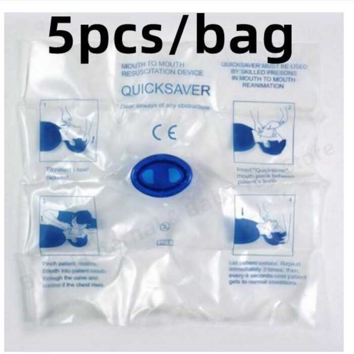 PCS Disposable First Aid Respirator CPR Face Shield Emergency Rescue ...