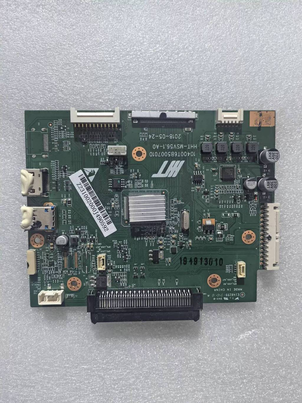 Original Disassembled Motherboard OPS HHT-MSV56.1-AO 4K Screen Cable ...