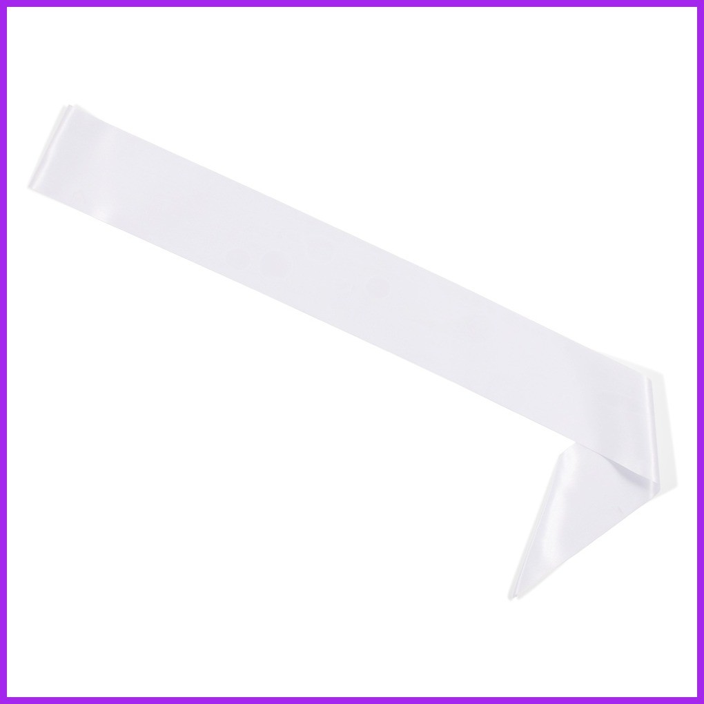 Blank Satin Sash Plain Sash for DIY Projects Make Your Own Sash Party ...