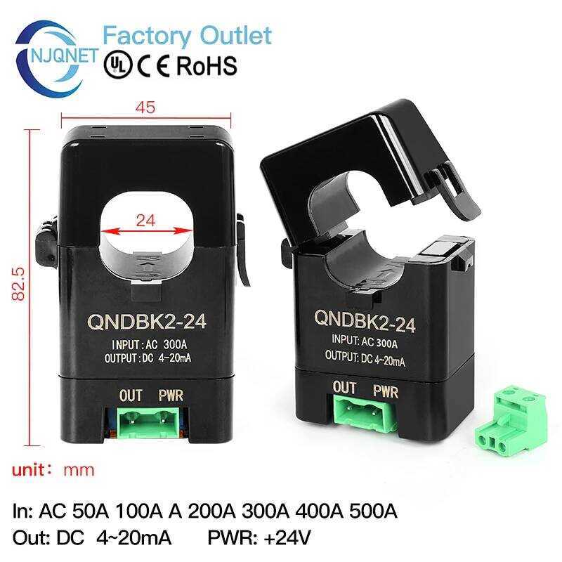 Clamp 693 Current Transformer Ct AC 5A 10A 20A 50A 100A 200A 4-20Ma ...