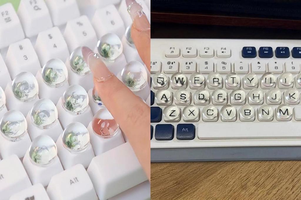 SX Silicone Keyboard Stickers Shock-absorbing Keycap Cover 36/40/64 ...